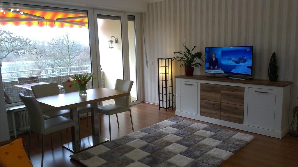 Riverside Flat Apartment Mannheim Bagian luar foto